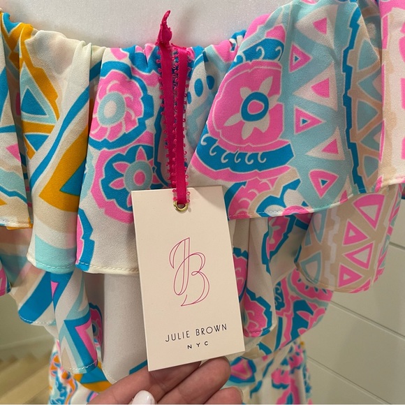 Julie Brown Bobbie Dress Off Shoulder - Picture 6 of 8